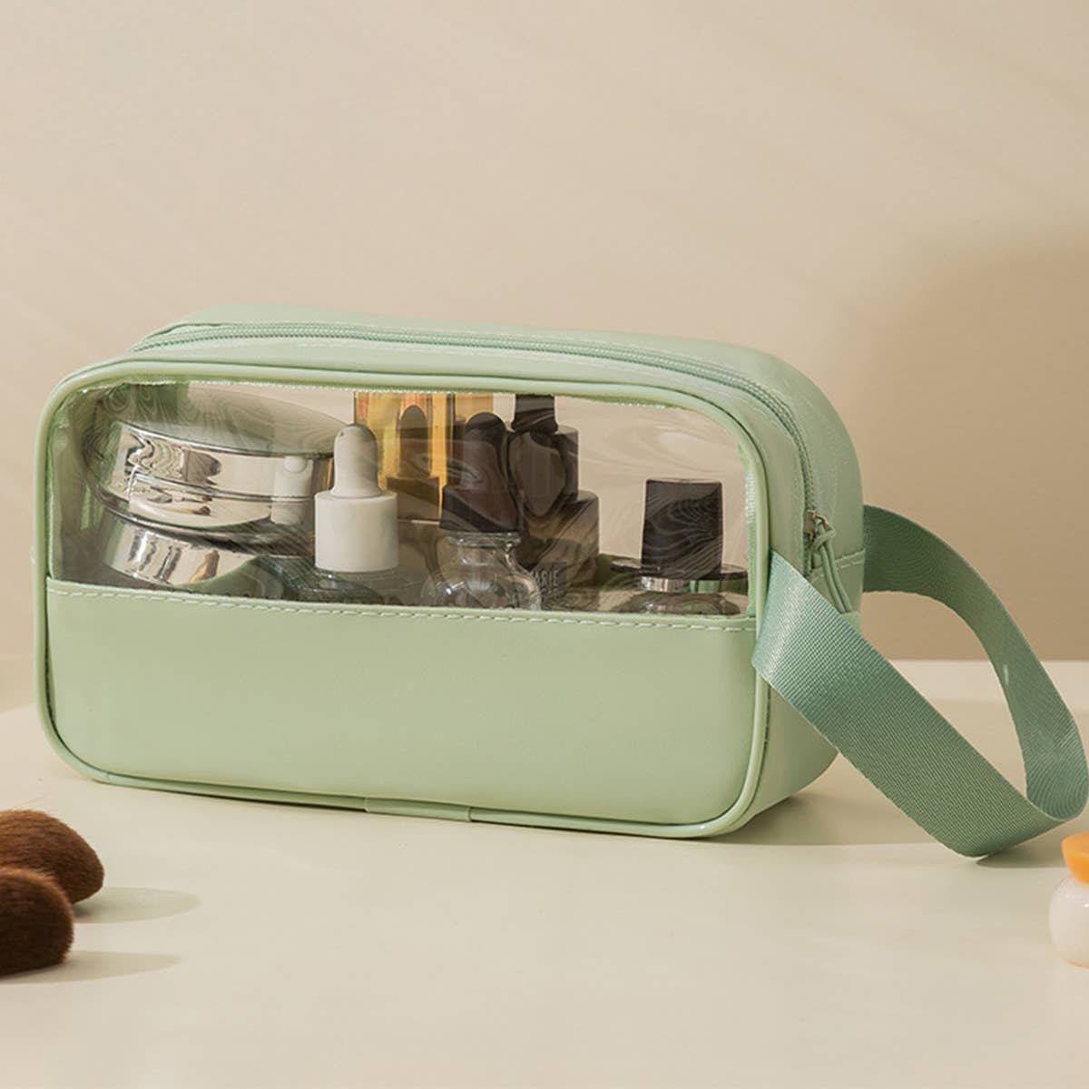 3SET PORTABLE TRANSPARENT WATERPROOF WASH BAG_CWAB0549