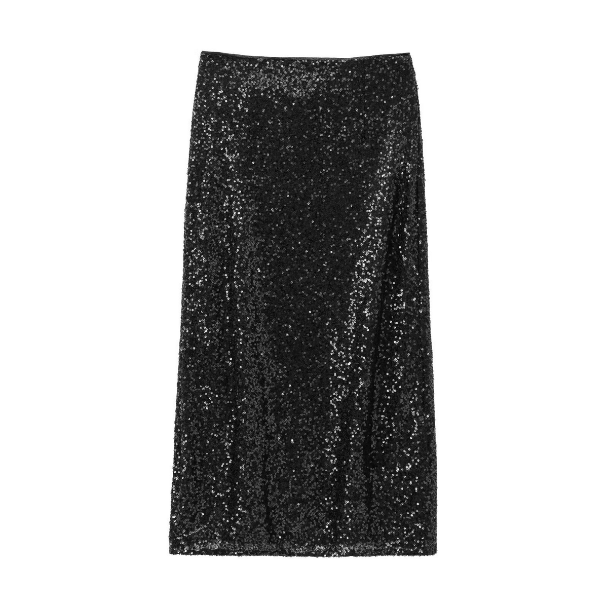 Sequin Wrap Skirt, French Chic Style for Women