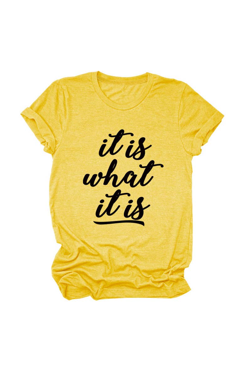 CWTTS1556_SUMMER LETTER CASUAL SHORT-SLEEVED T-SHIRT