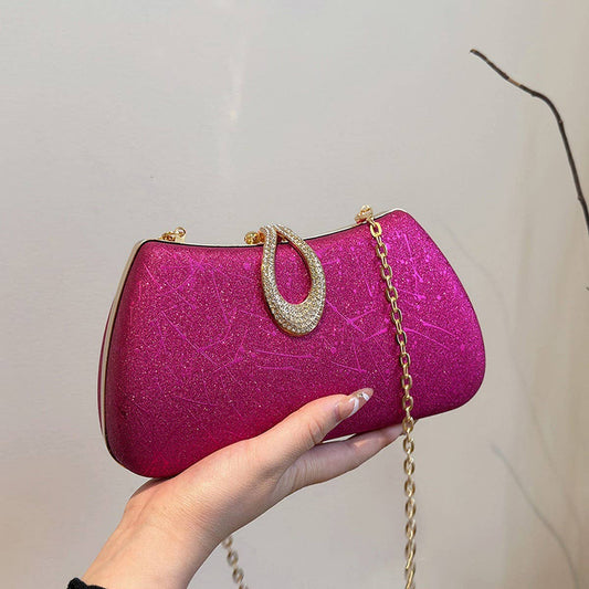 SHOULDER EVENING BAG CHAIN  SQUARE BAG CLUTCH BAG_CWAB3253