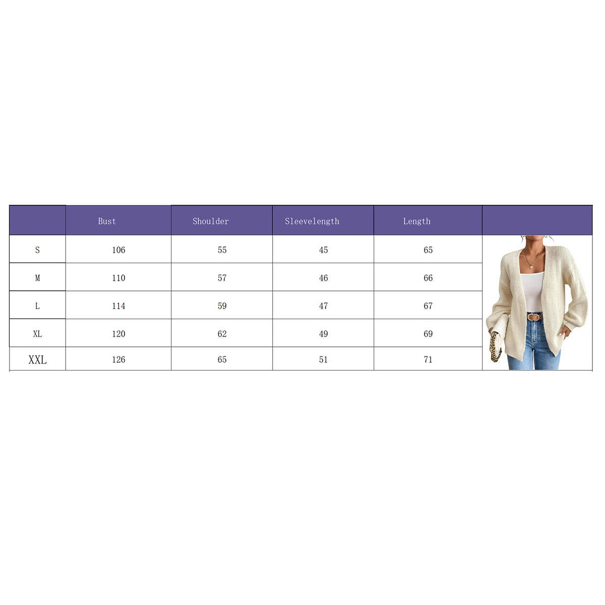 CASUAL COARSE CARDIGAN SOLID COLOR LOOSE COAT