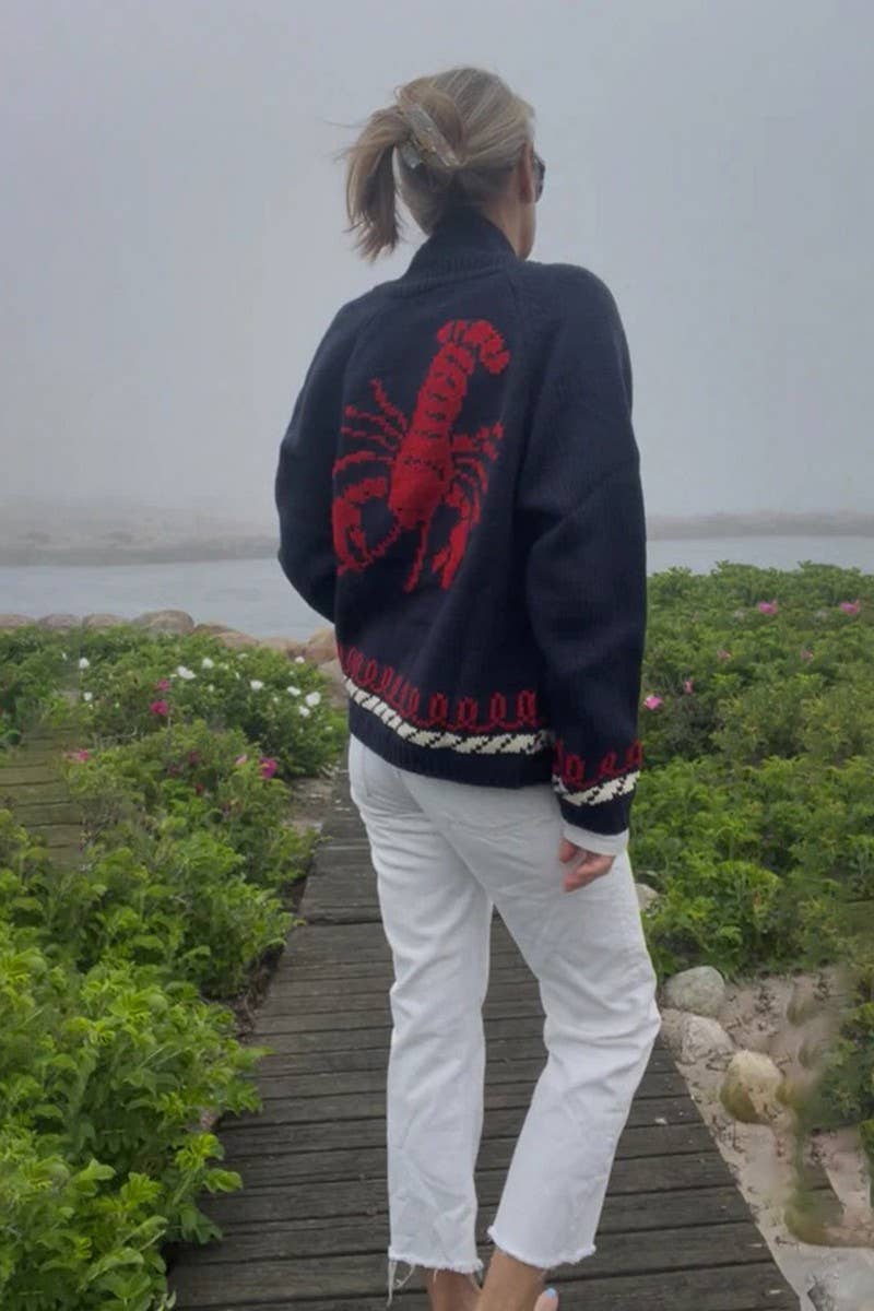 CWOSWL07744_2025 CASUAL PRINTED BUTTON FRONT KNIT CARDIGAN