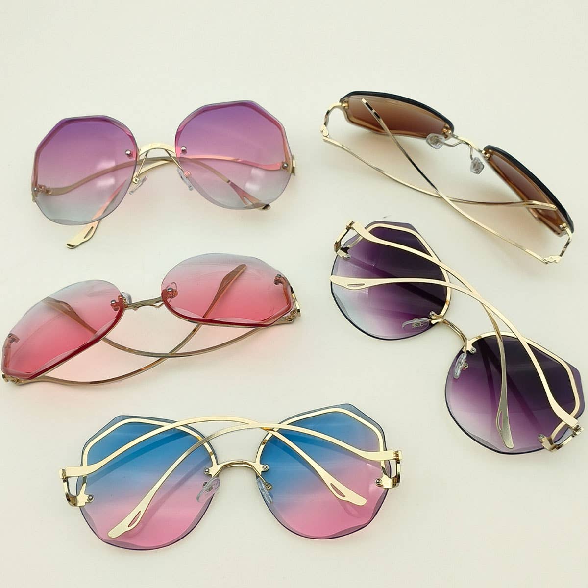 FASHIONABLE AND HIGH-END RIMLESS SUNGLASSES_CWASG0383