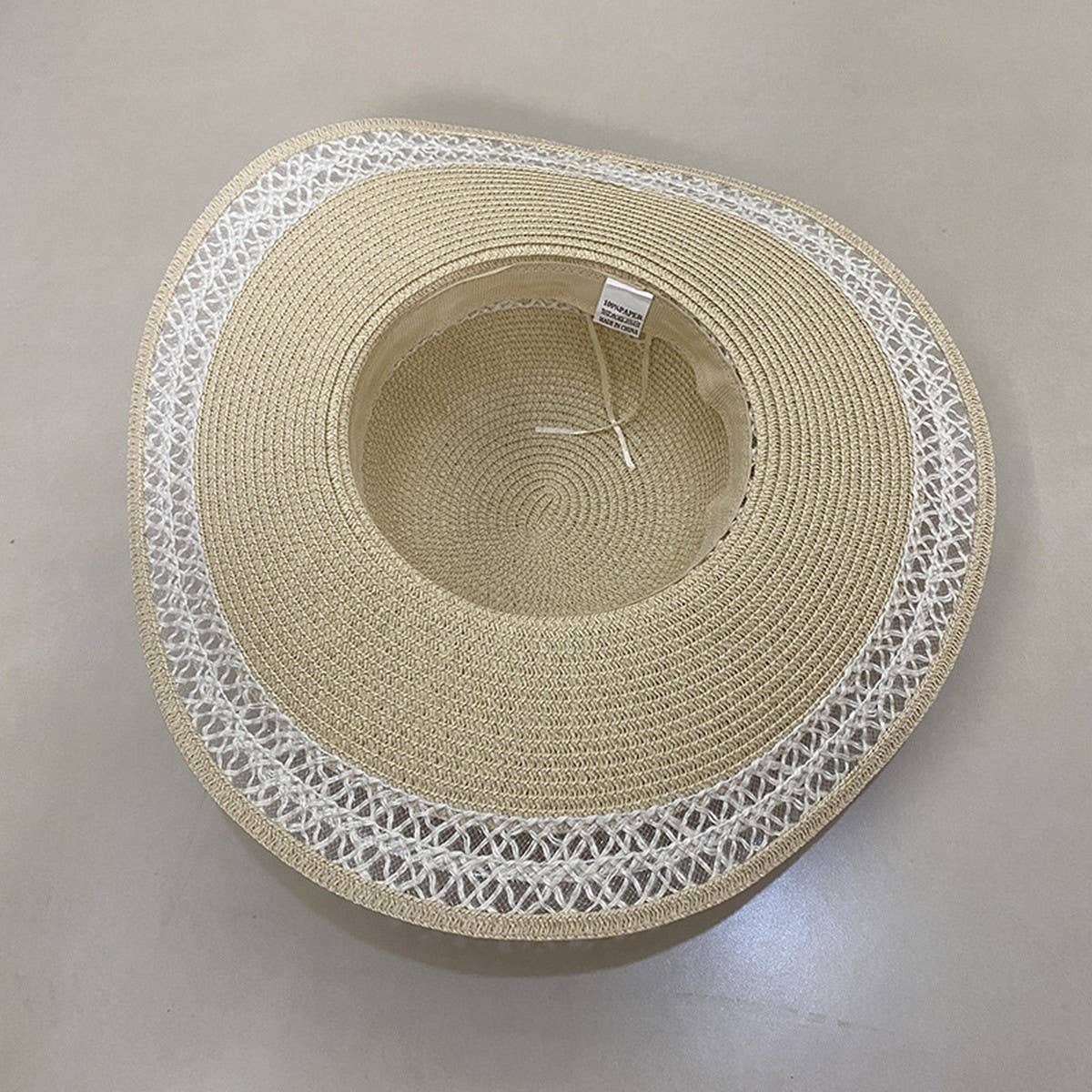 Summer outdoor classic wide brim sun hat_CWAH3575