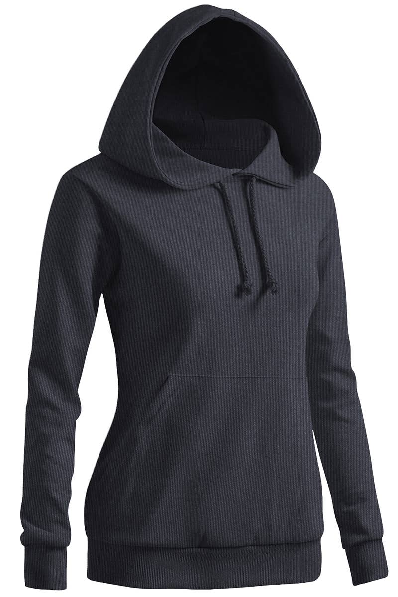 KWOHOL044_Basic Lightweight Pullover Hoodie