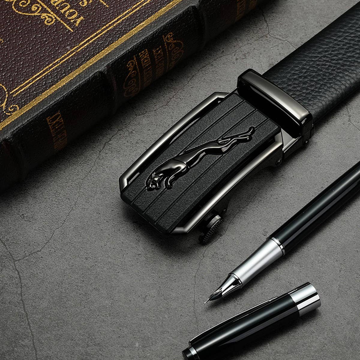 HIGH-END BUSINESS AUTOMATIC BUCKLE BELTS_CWABE0470