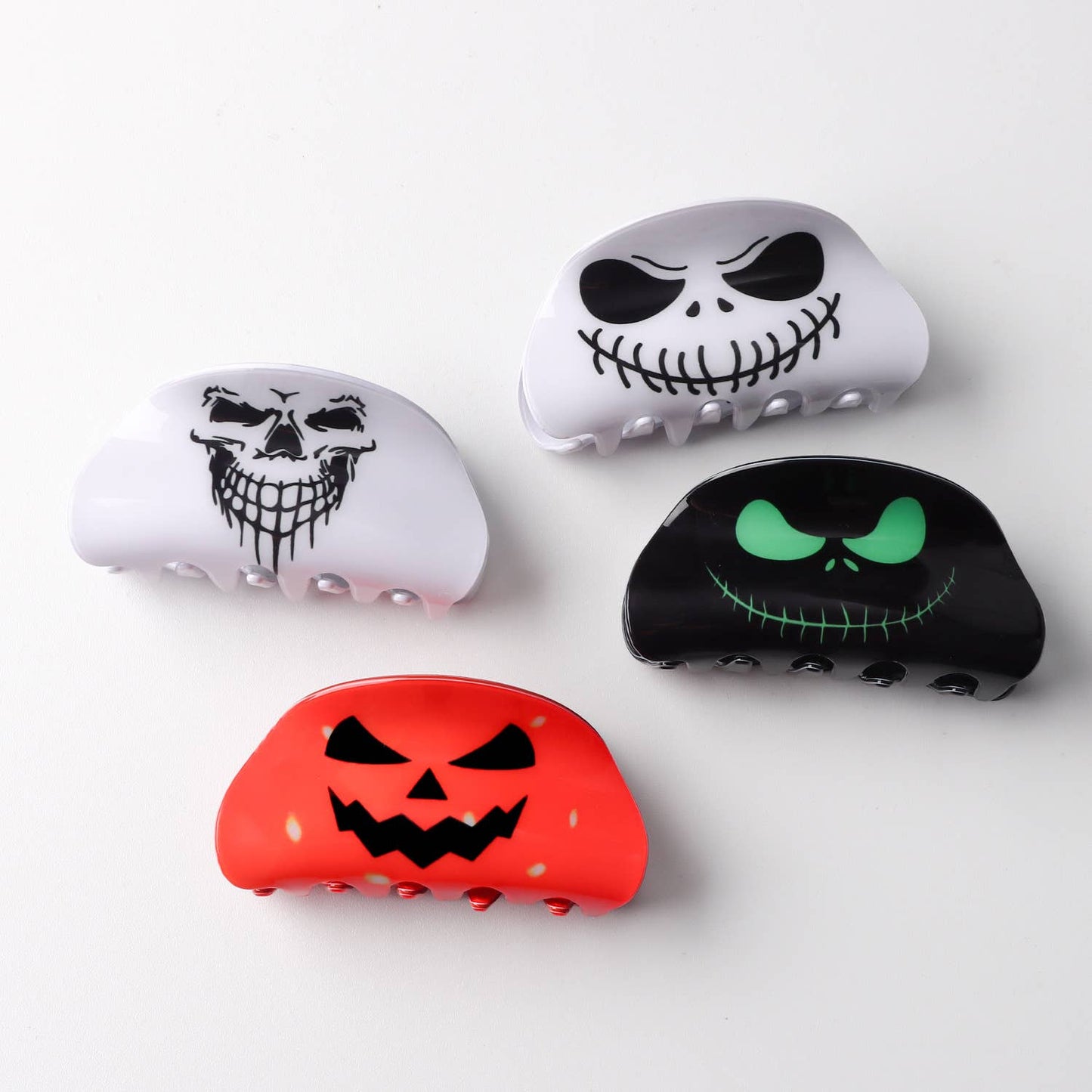 PUMPKIN GRIMACE HALLOWEEN GRAB BOBBY PINS