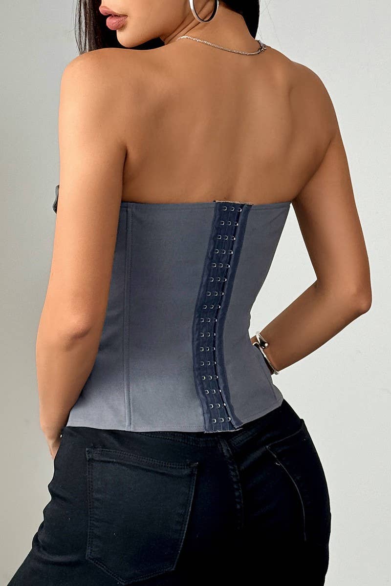 CWTTT0037_TIE CHEST WRAPPED SOLID COLOR SMALL VEST TOP