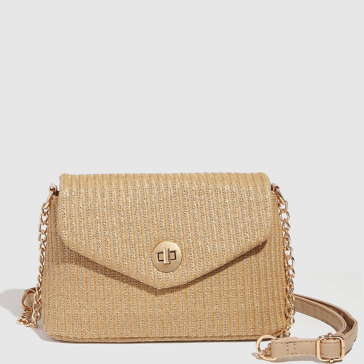 Small Tweed-Style Straw Crossbody Bag_CWAB5703