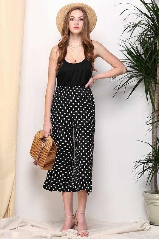 CWBLP105-2_SMOCKED WAIST BEND GAUCHO PANTS