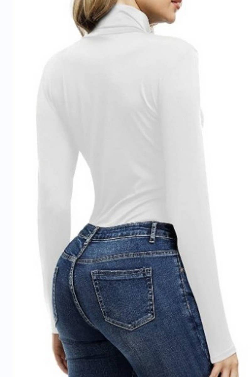 Casual turtleneck top T-shirt base