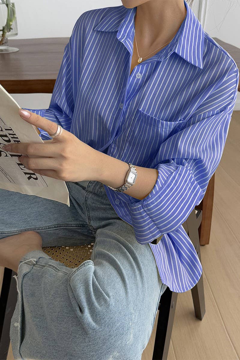 CWTSTL01003_CASUAL VACATION STRIPED LONG SLEEVE SHIRT