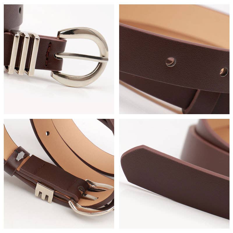 Fashionable and versatile jeans and casual belt