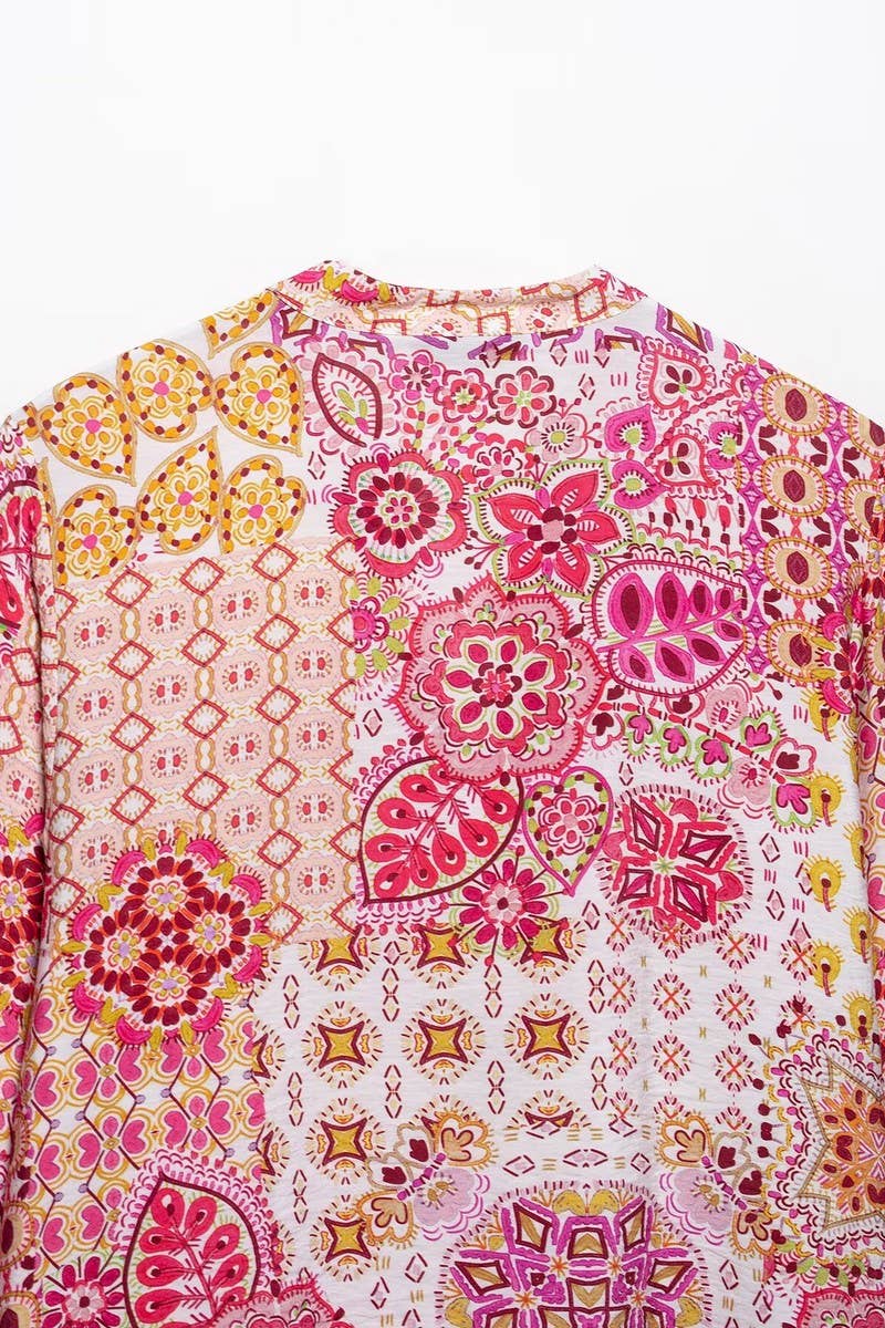 CWSBSL0165_CORDED LACE CUFFS PRINTED SHIRT AND PANTS