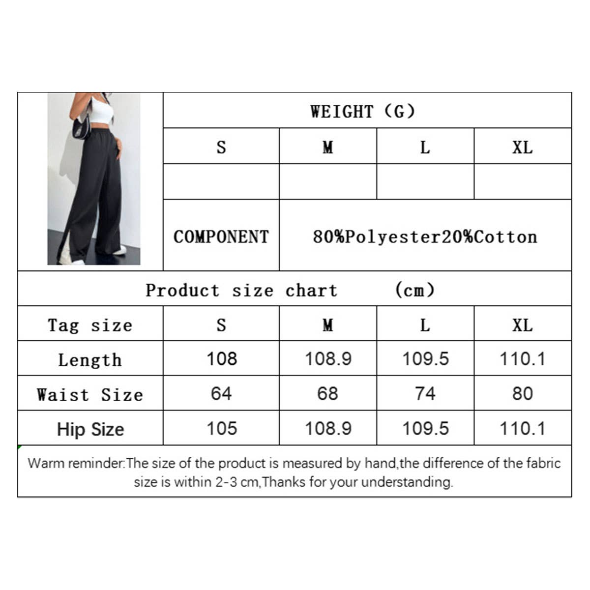 CASUAL SPORTS SLIT ELASTIC WAIST SWEATPANTS