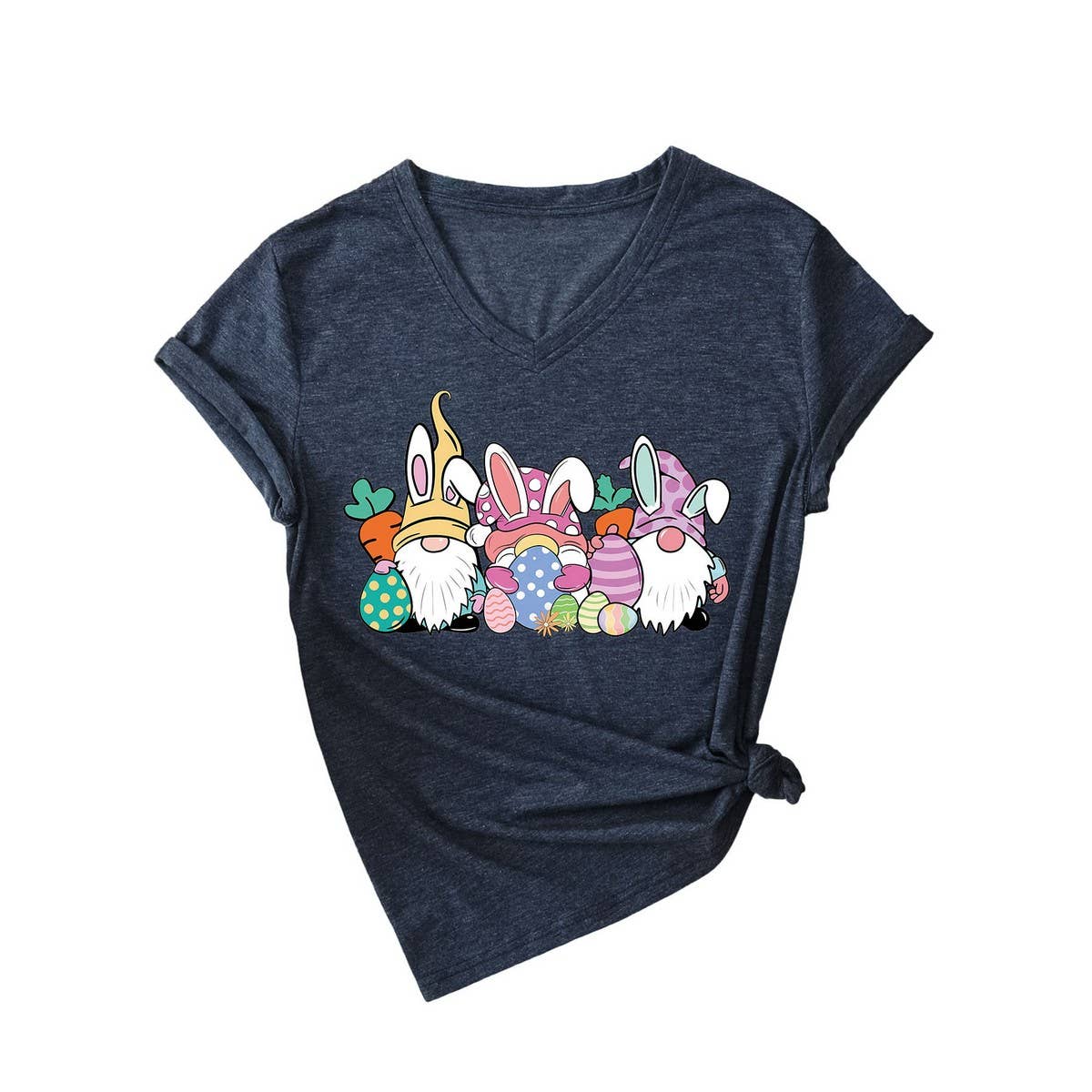 EASTER CUTE DWARF FASHION PRINT SHORT SLEEVE TEES_CWTTS0786