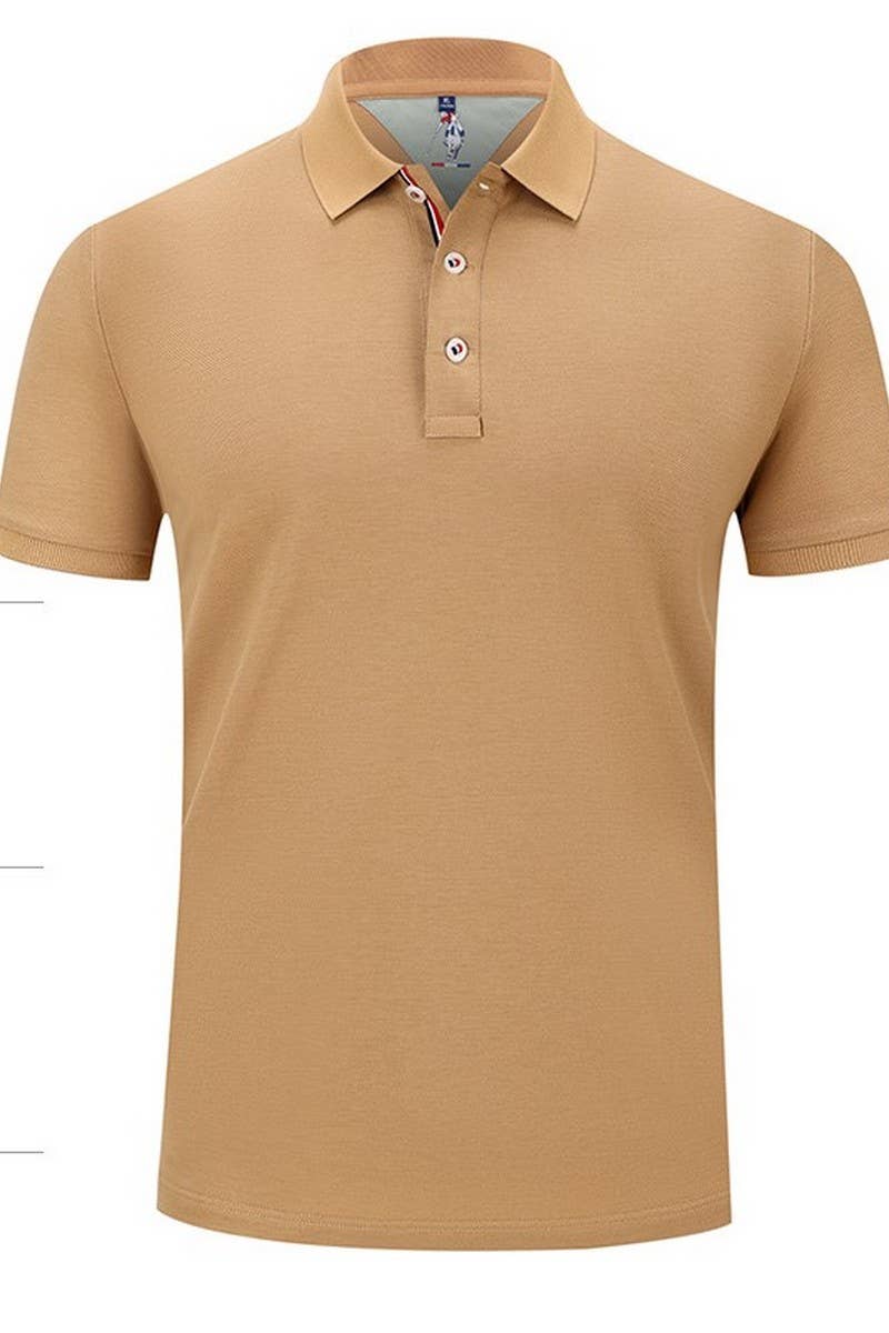 CWTBLS02436_LONG STAPLE COTTON SHORT SLEEVE POLO SHIRT