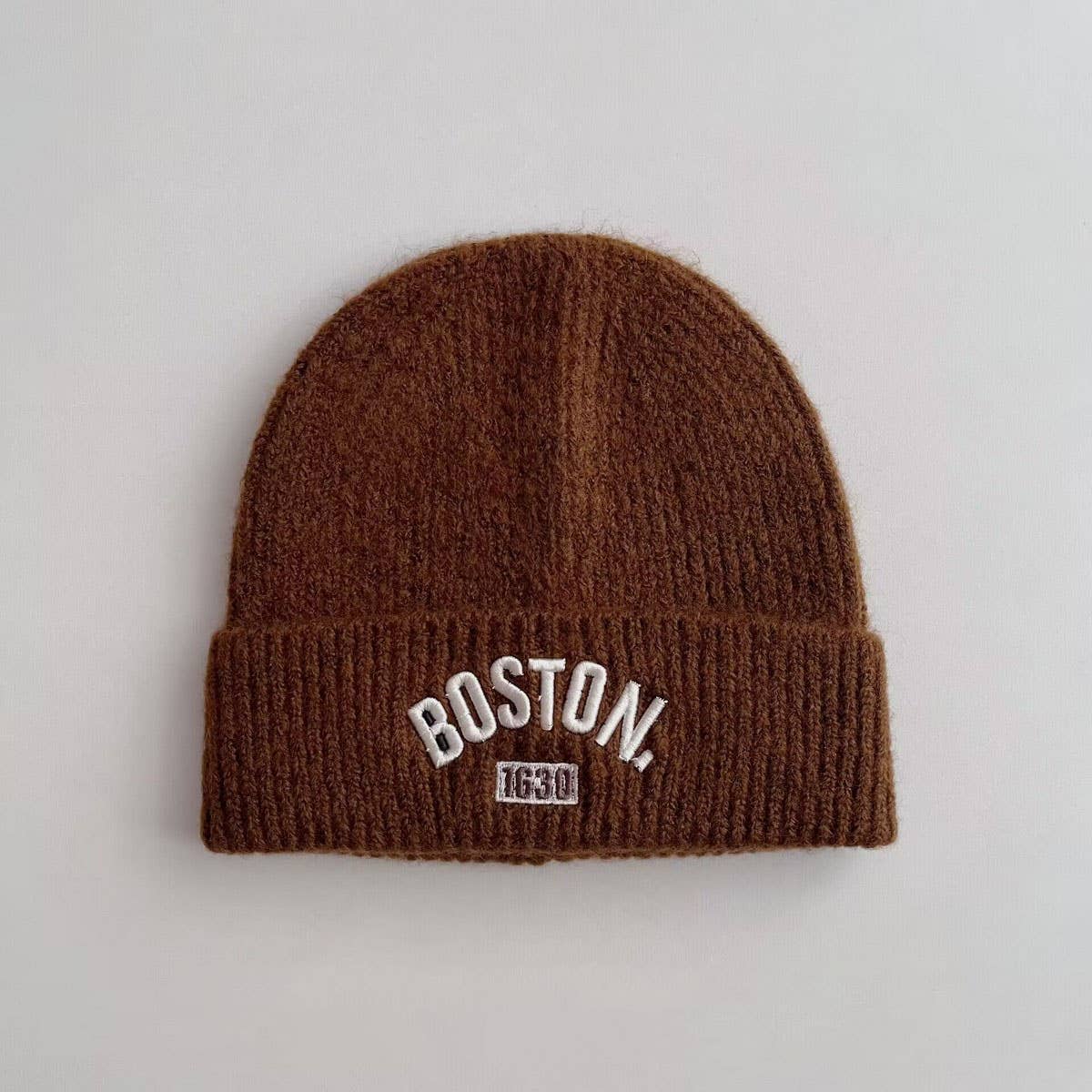 WINTER CHILDREN'S EMBROIDERED LETTER KNITTED HAT_CWAH2931