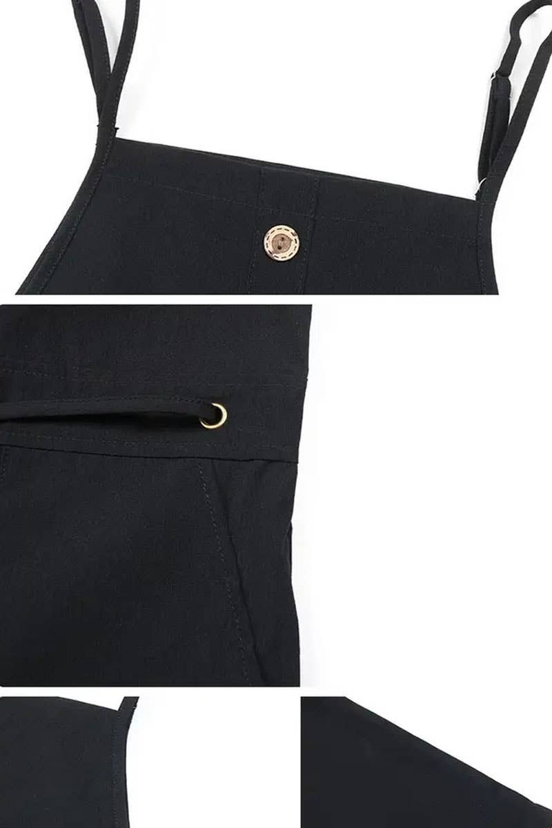 CWSJS1337_SUMMER CASUAL BUTTON SUSPENDER JUMPSUIT