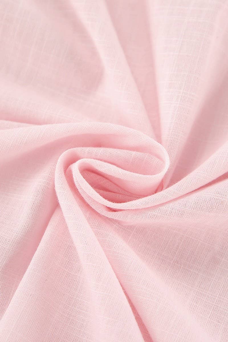 CWSPJ0328_LOOSE COTTON BREATHABLE LONG-SLEEVED NIGHTDRESS