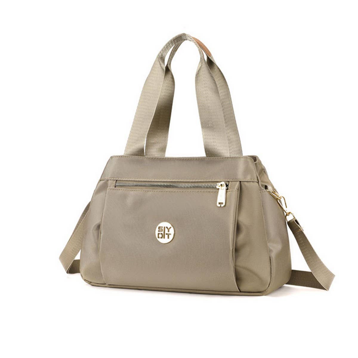FASHION MULTI-COMPARTMENT CANVAS SHOULDER BAG_CWAB3450