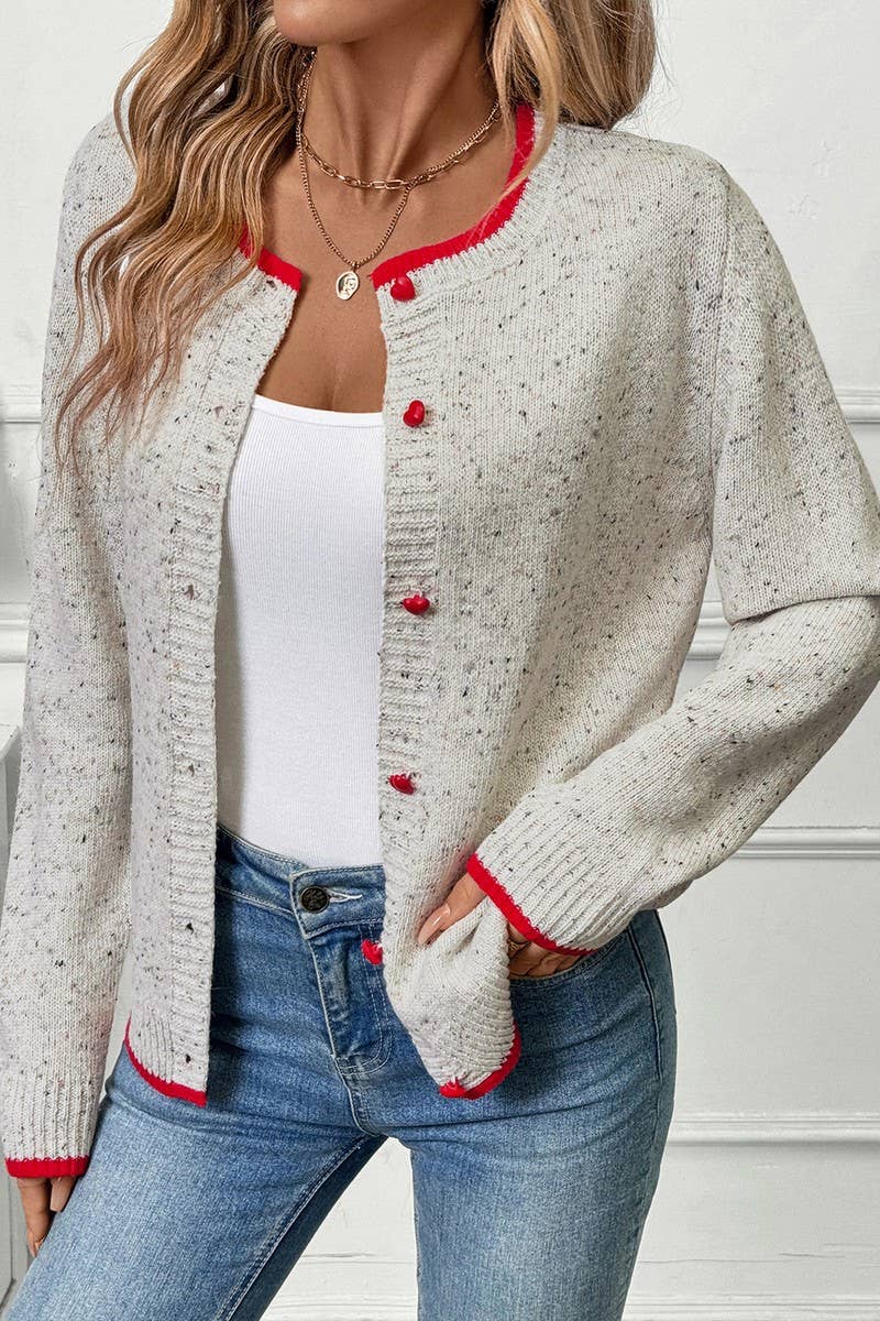 CWOCAL00596_CASUAL COLORBLOCK KNIT CARDIGAN JACKET