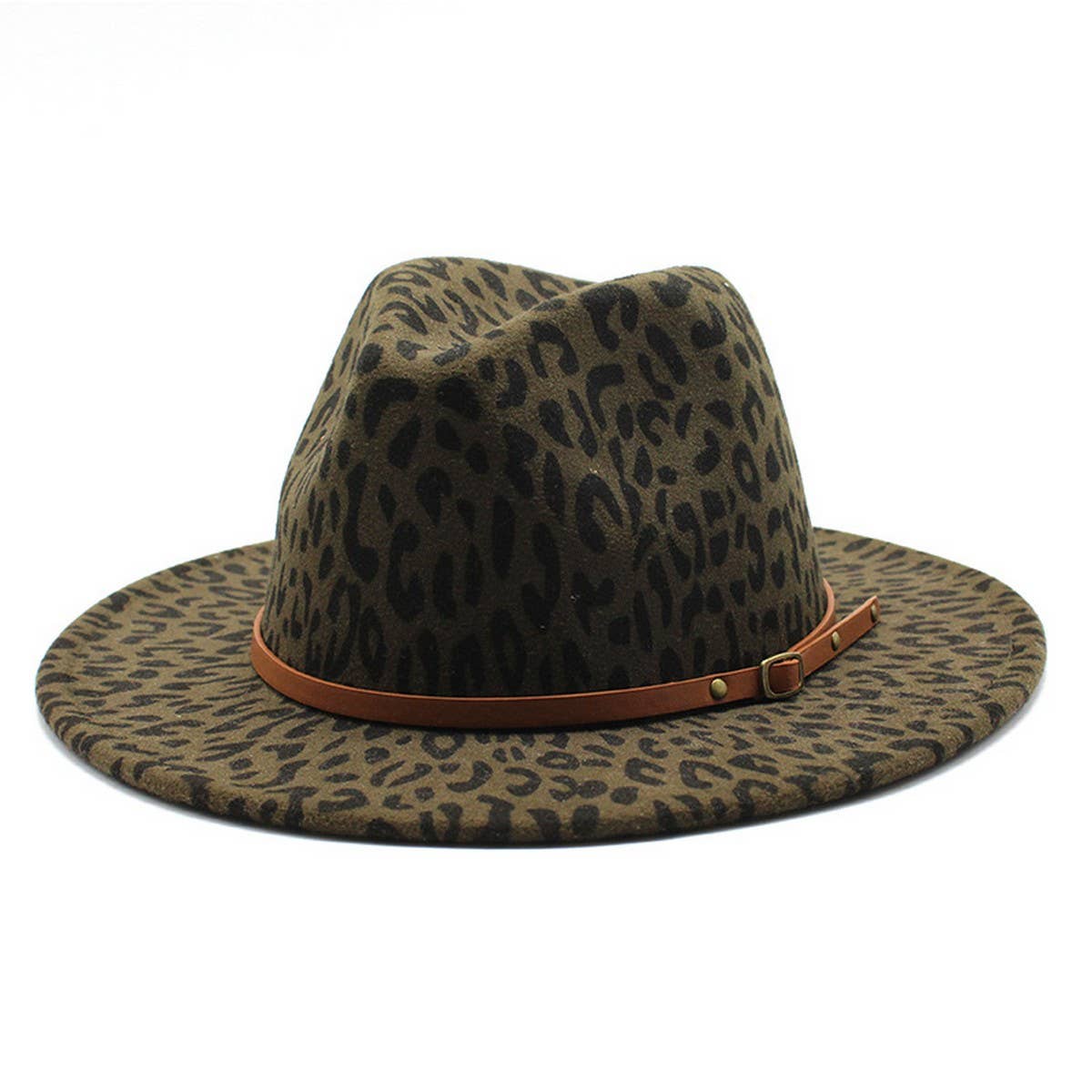 JAZZ HAT FASHION ALL-MATCH WOOLEN HAT WIDE BRIM HAT_CWAH2607