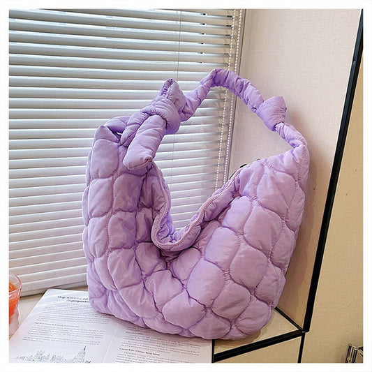 Trendy Oversized Tote Bag Bow Hobo Purse_CUAB00512