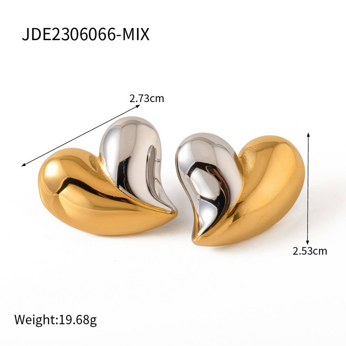 HIGH-END LUXURY STYLE ALL-MATCH LOVE EARRINGS