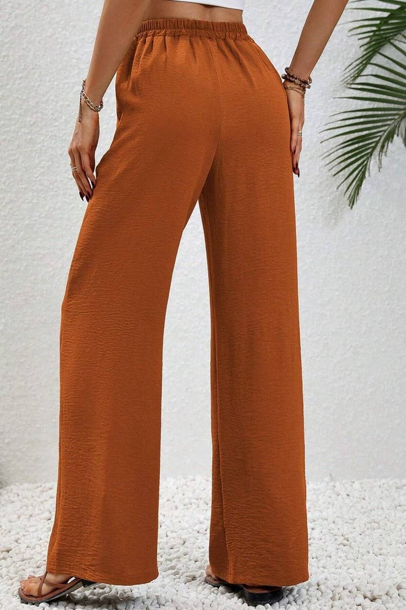 CWBLP1865_SPRING AND SUMMER CASUAL SOLID COLOR MOPPING PANTS