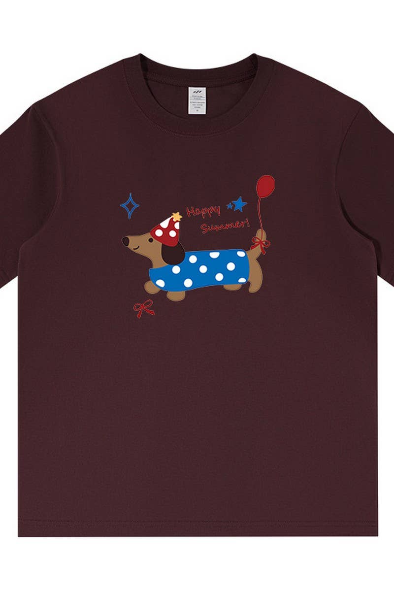 CWTTS1598_SUMMER AGE-REDUCING LAZY STYLE LOOSE T-SHIRT