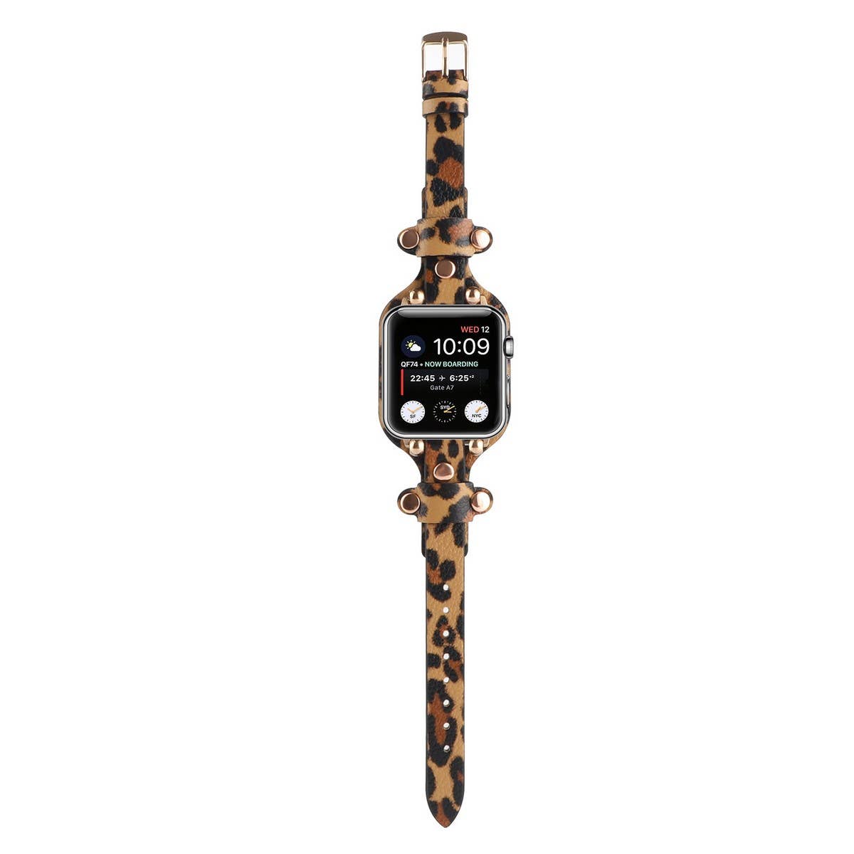 APPLE WATCH9-1 RIVET LEATHER STRAP_CWWW0044