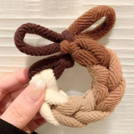 WOMEN SIMPLE AND DURABLE THICK RUBBER HAIR ROPE_CWAHA0529