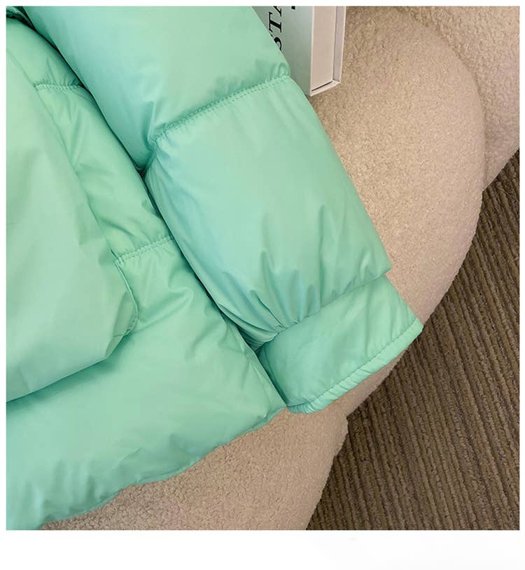 Fashion waist thickened padded warm jacket