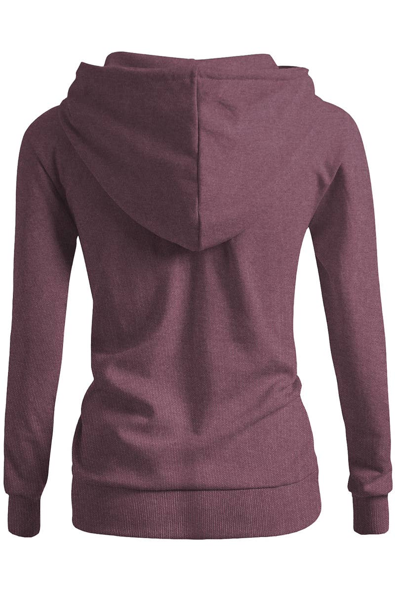 KWOHOL044_Basic Lightweight Pullover Hoodie
