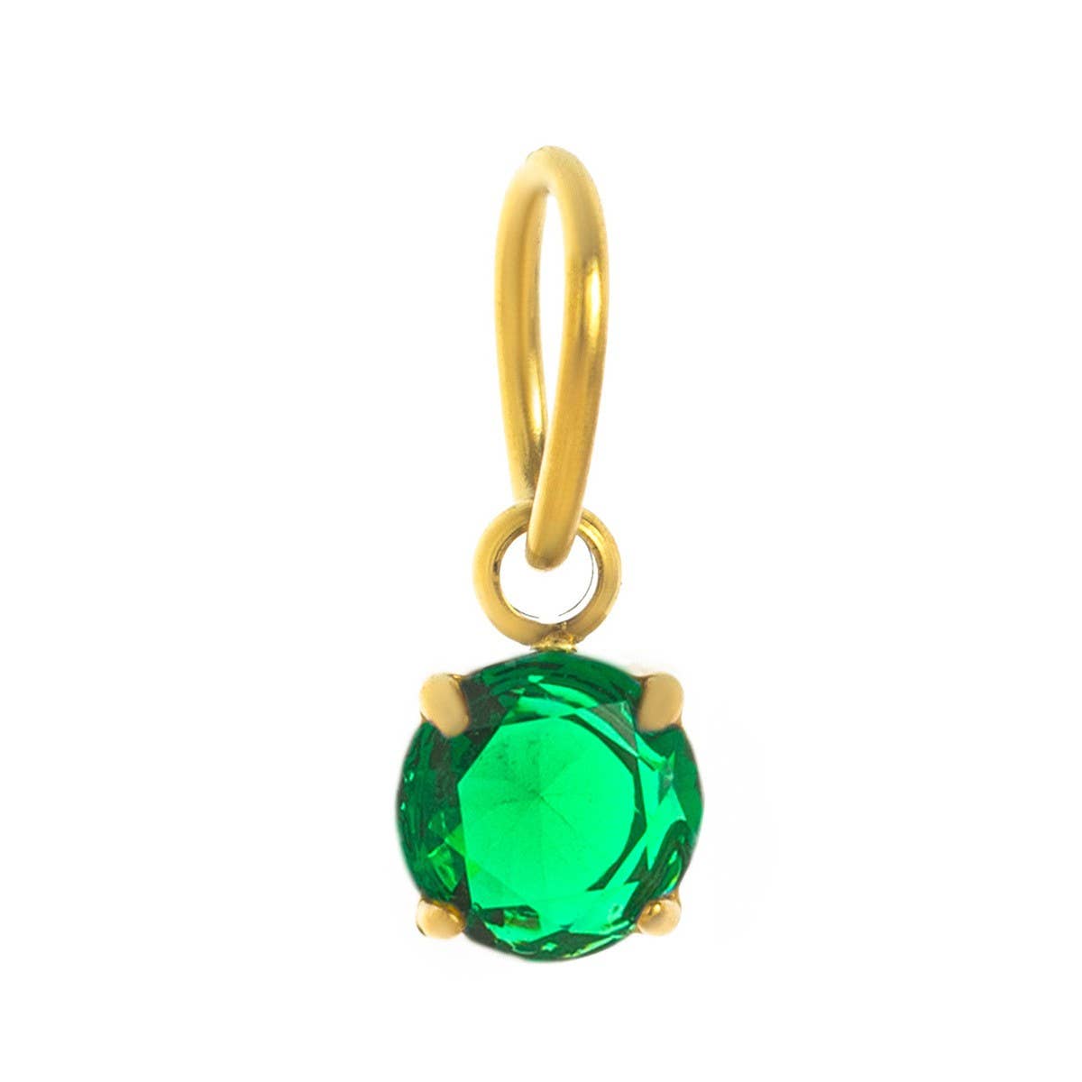 Colored Birthstone DIY Stainless Steel Necklace