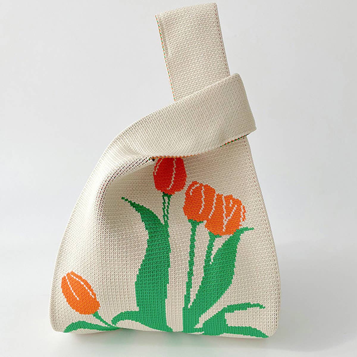 WOMEN FLORAL KNITTED SHOULDER HANDBAG_CWAB1493