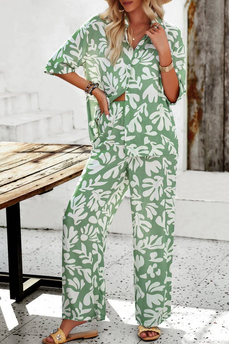 CWSS1073_SPRING AND SUMMER CASUAL COMFORT PRINTED SET
