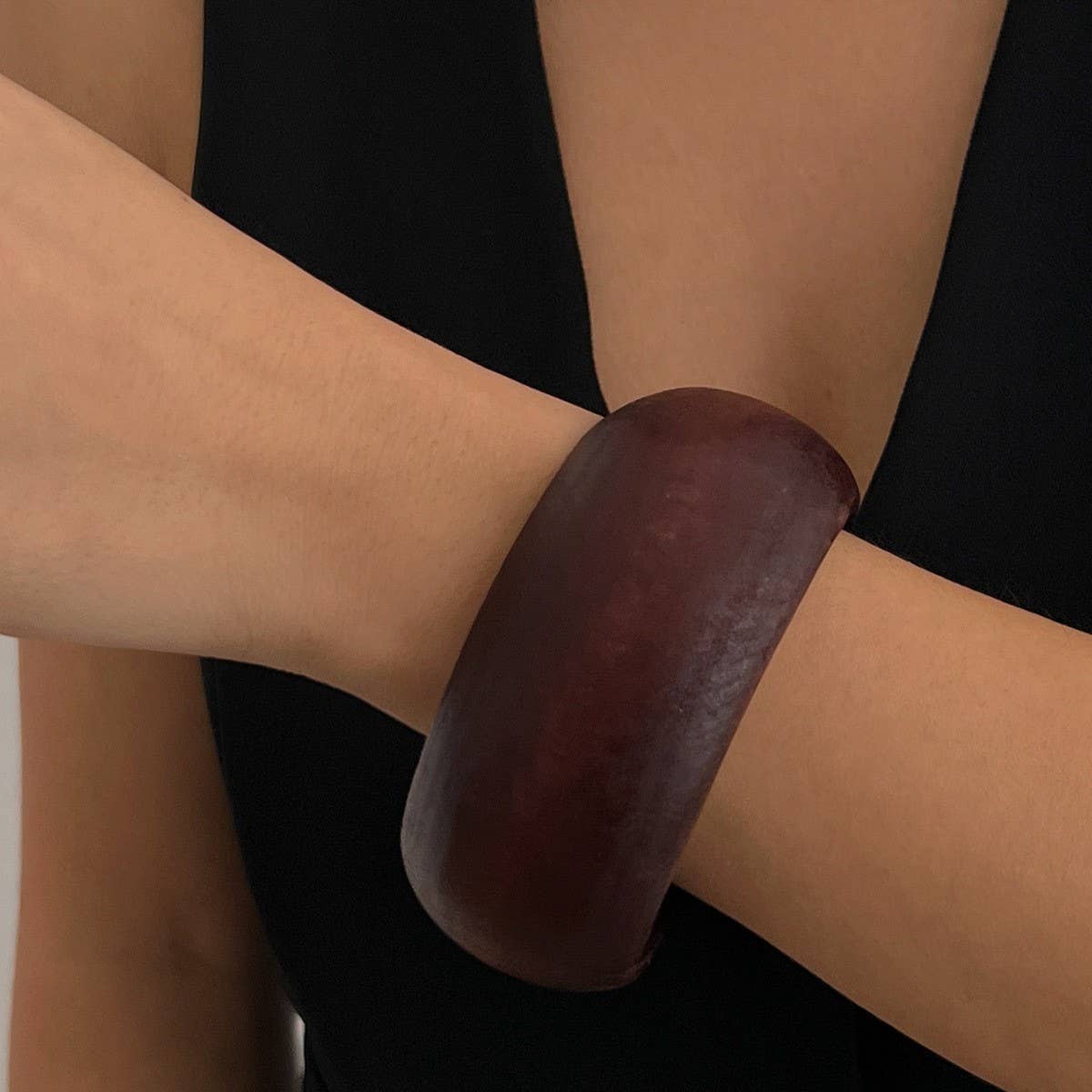 RETRO IRREGULAR FACETED GEOMETRIC BRACELET_CWMM3090