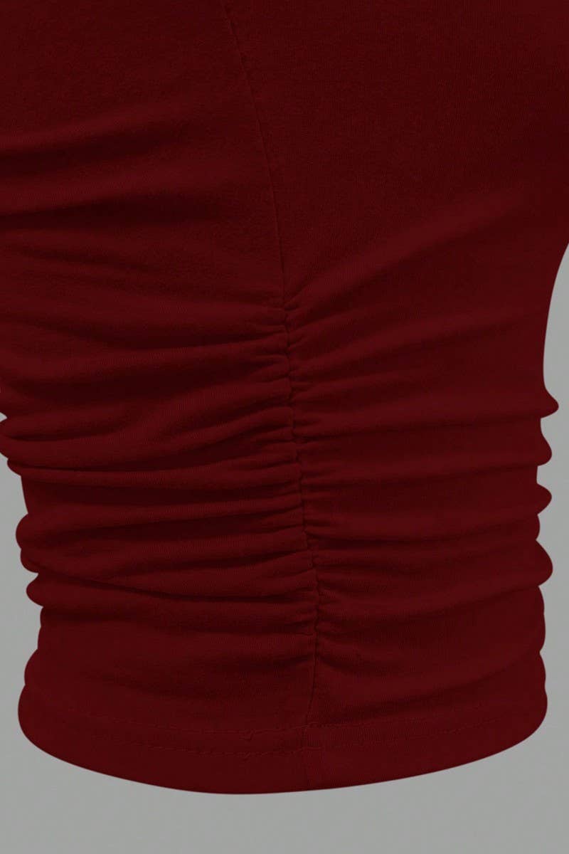 CWTTK1014_ONE-SHOULDER RIBBED KNIT CROP TANK TOP