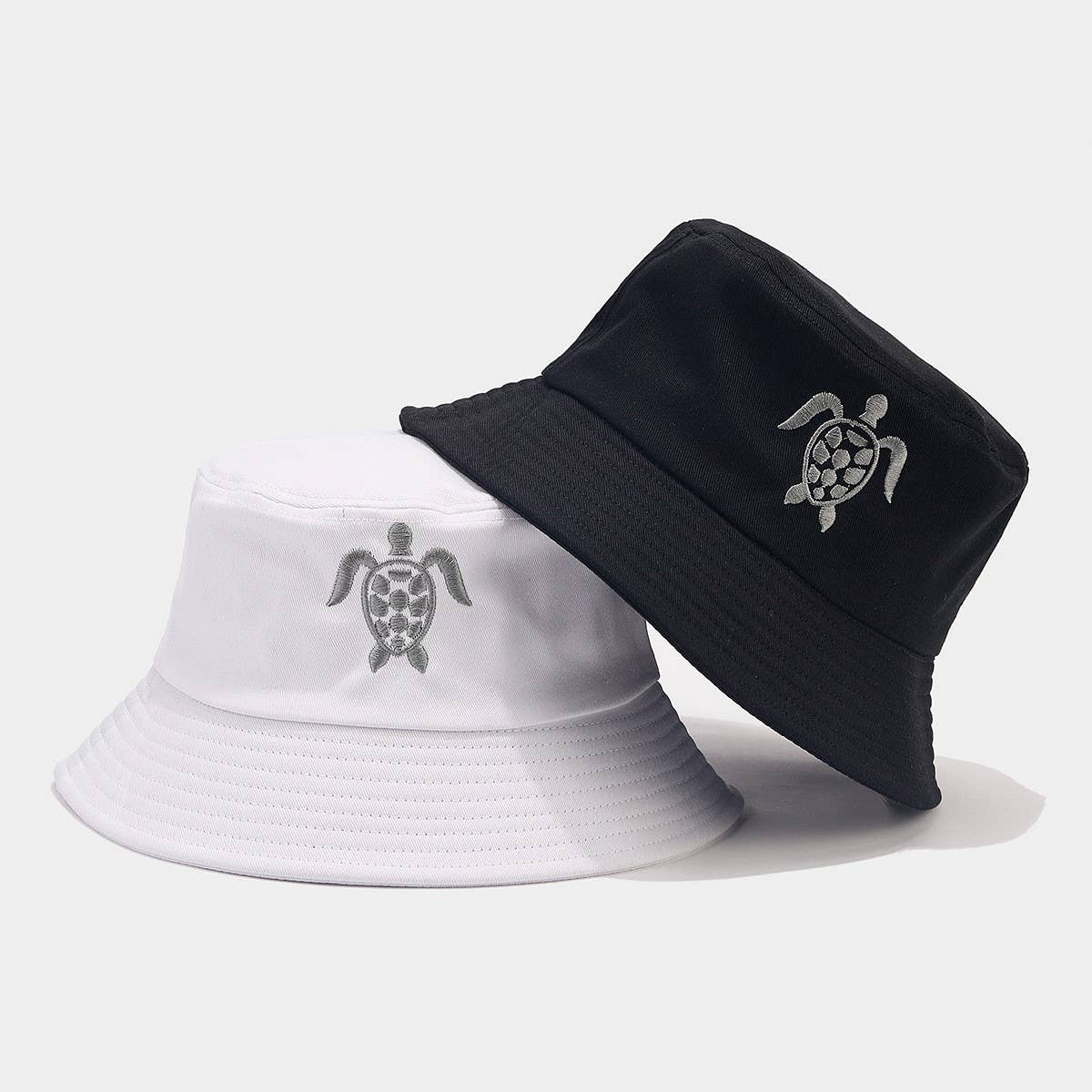 SUN PROTECTION VISOR EMBROIDERED BUCKET HAT_CWAH1570