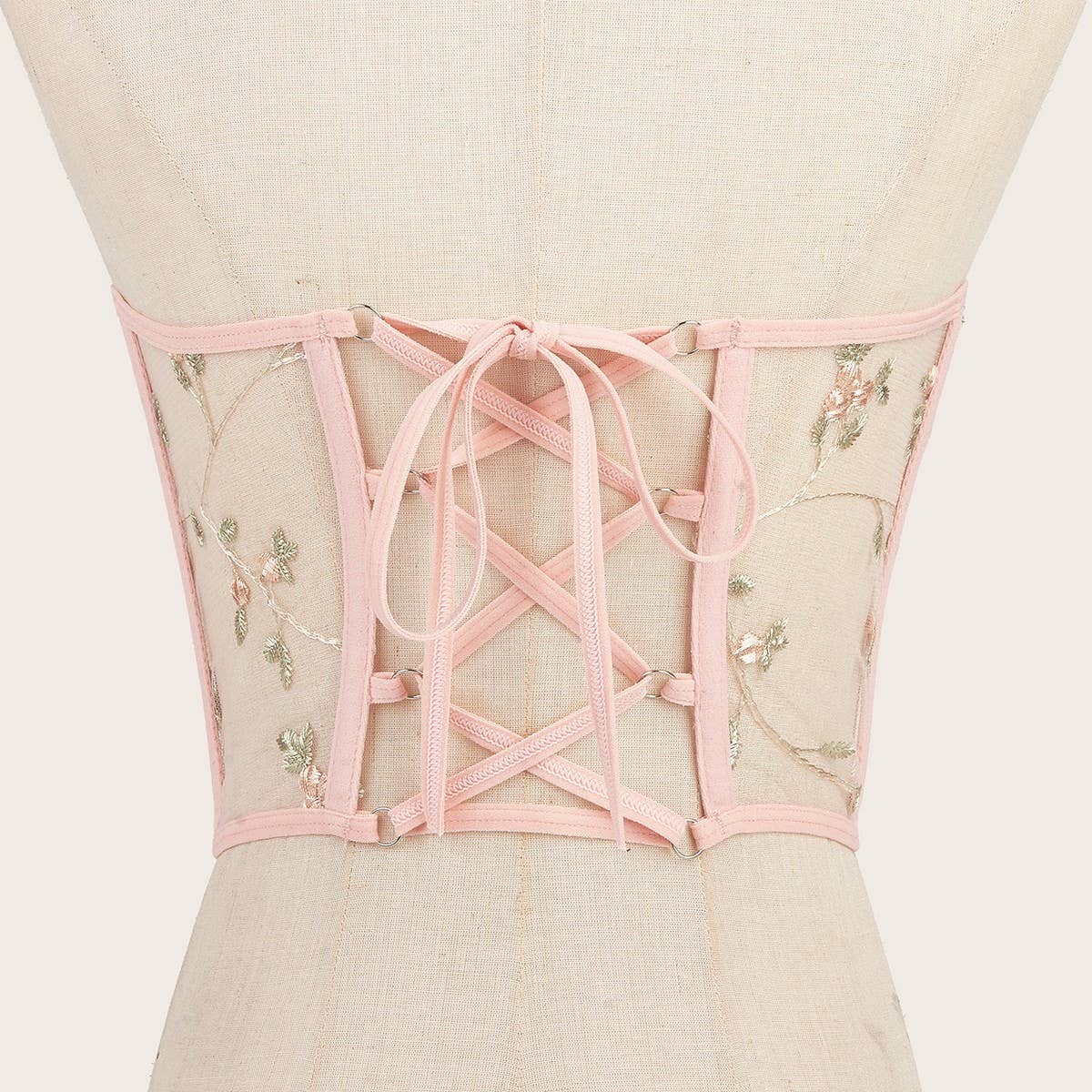 CWABE0981_COMMUTER EMBROIDERY WAIST AND BUST SLIM WAIST BELT