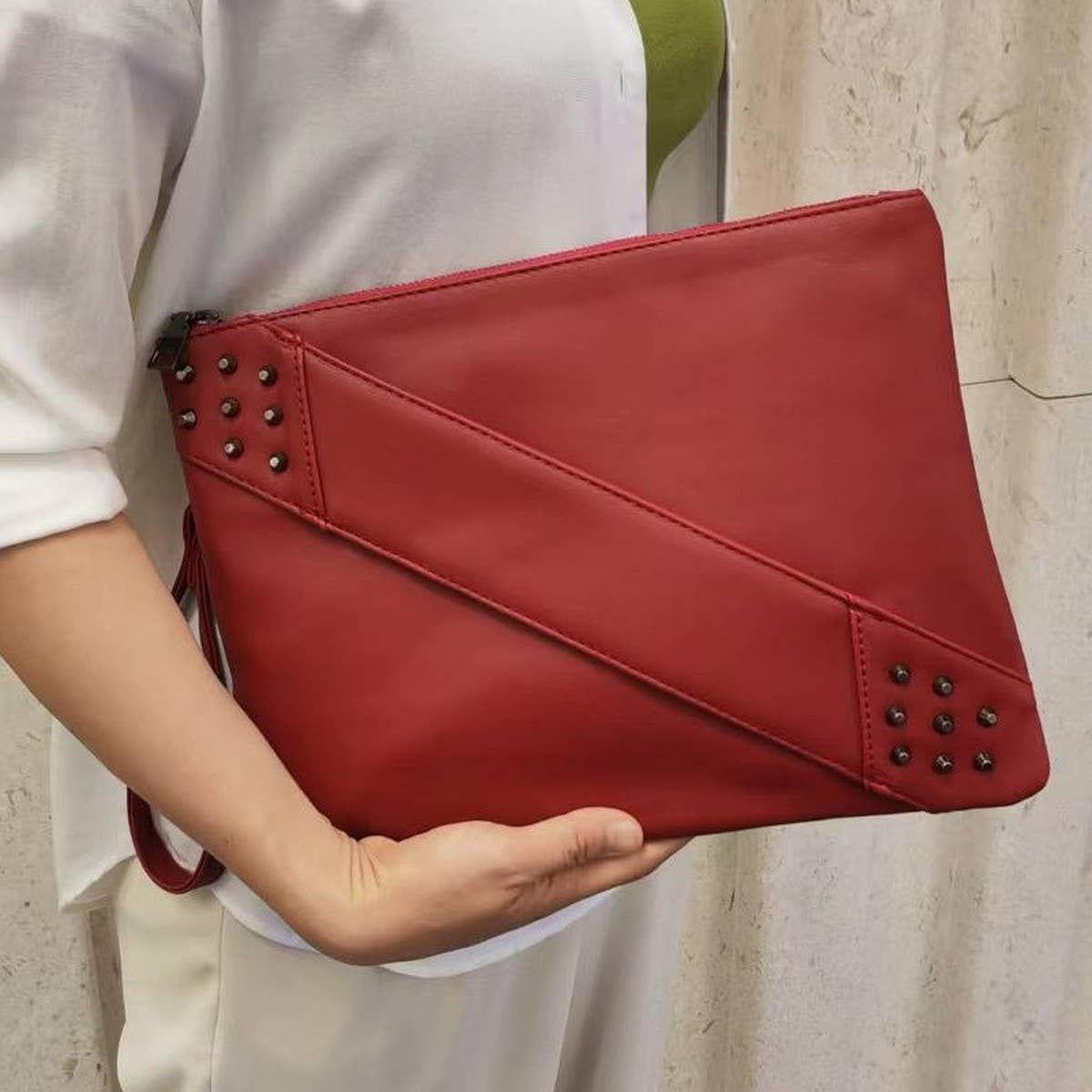MOTORCYCLE PUNK STYLE HANDBAG_CWAB1377