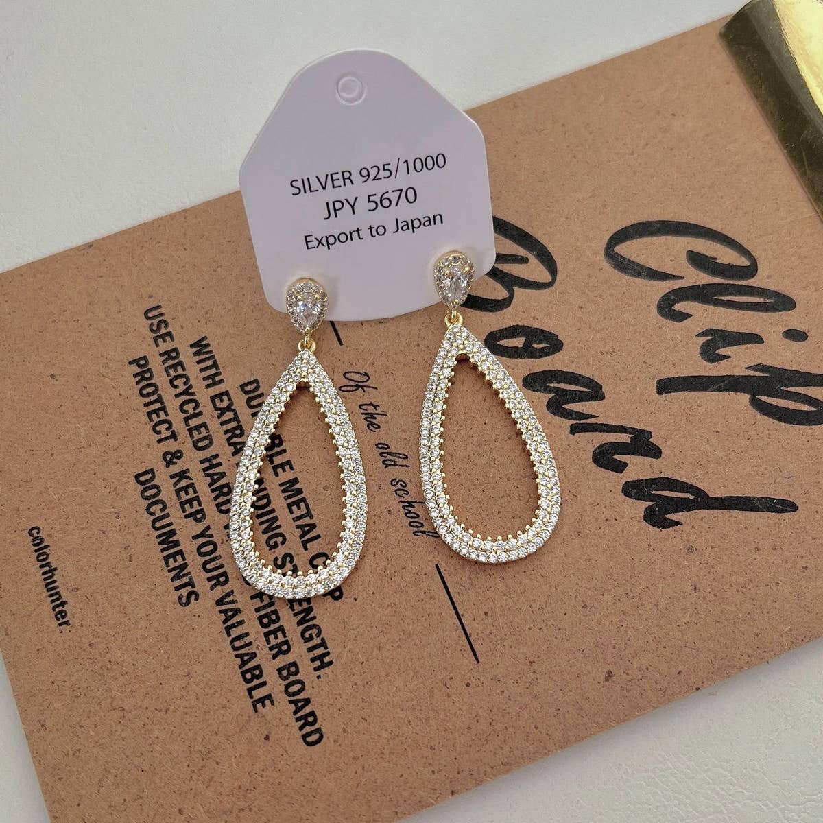 LIGHT LUXURY OVAL PENDANT EARRINGS