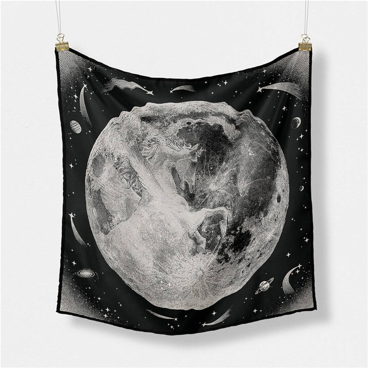 Travel Scarf - Versatile Starry Sky Printed Shawl