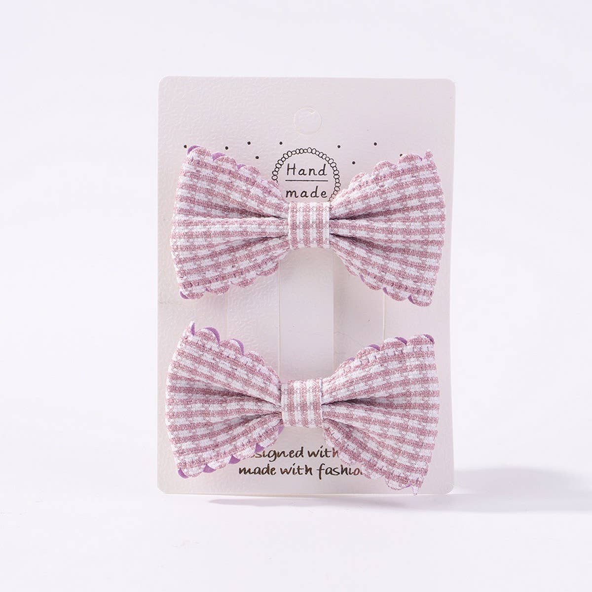Girls¡¯ Plaid Lace Hair Clips ? Daily & Princess