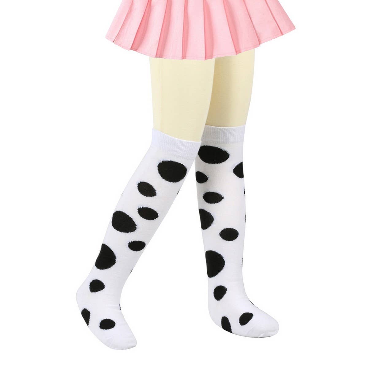 CWMM10070_KIDS POLKA GLOVES &AMP SOCKS SET COSPLAY