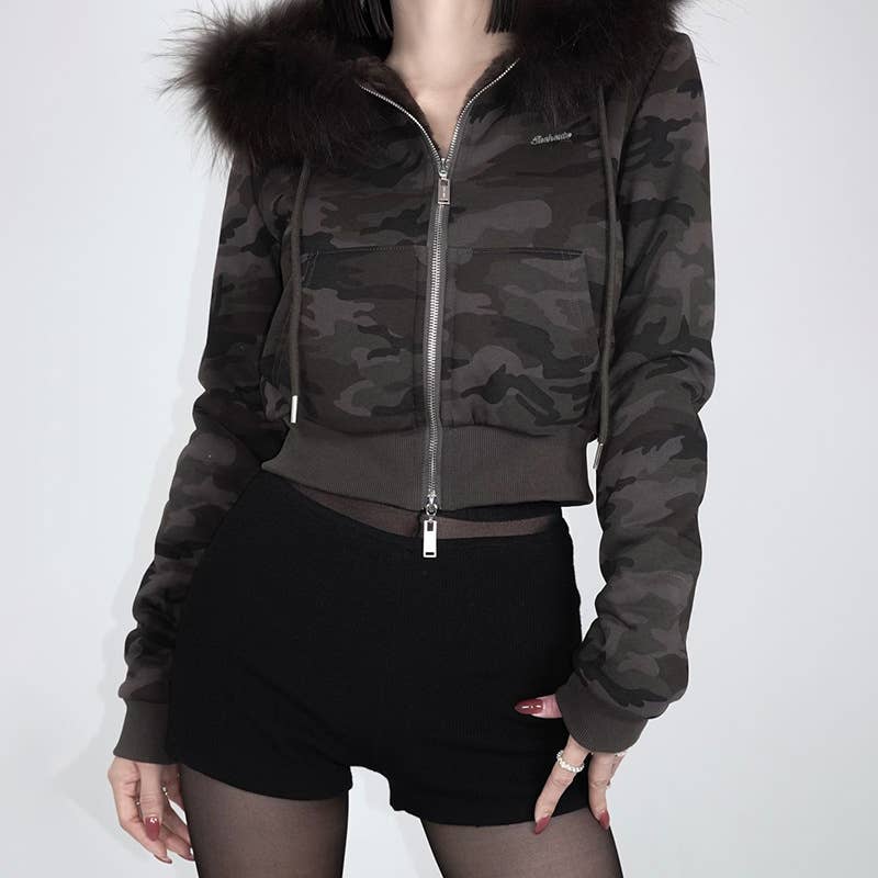 ALL-IN-ONE SLIM-FIT DOUBLE ZIPPER SHORT JACKET