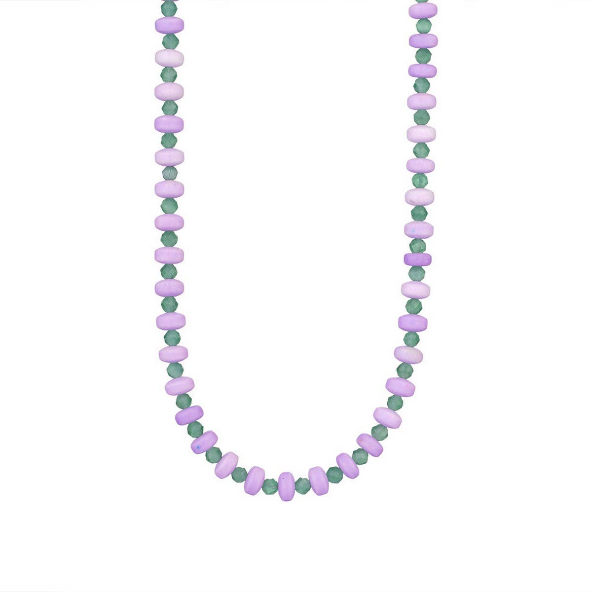 Boho Style Handmade Natural Stone Necklace_CWMM8816