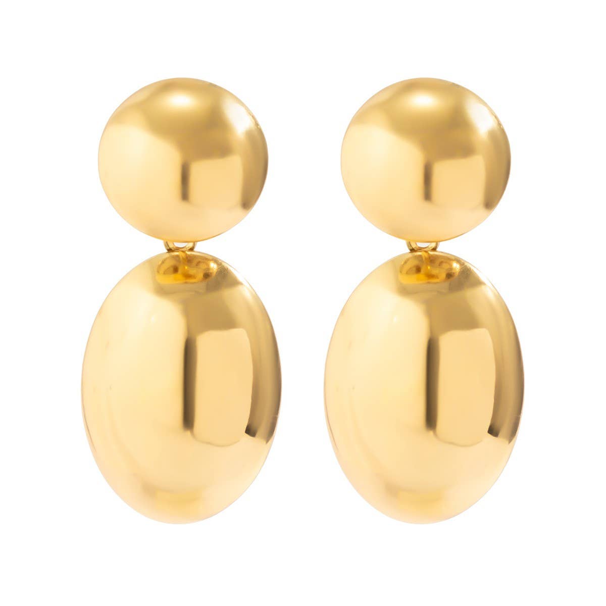 MINIMALIST GEOMETRIC WATER DROP EARRINGS
